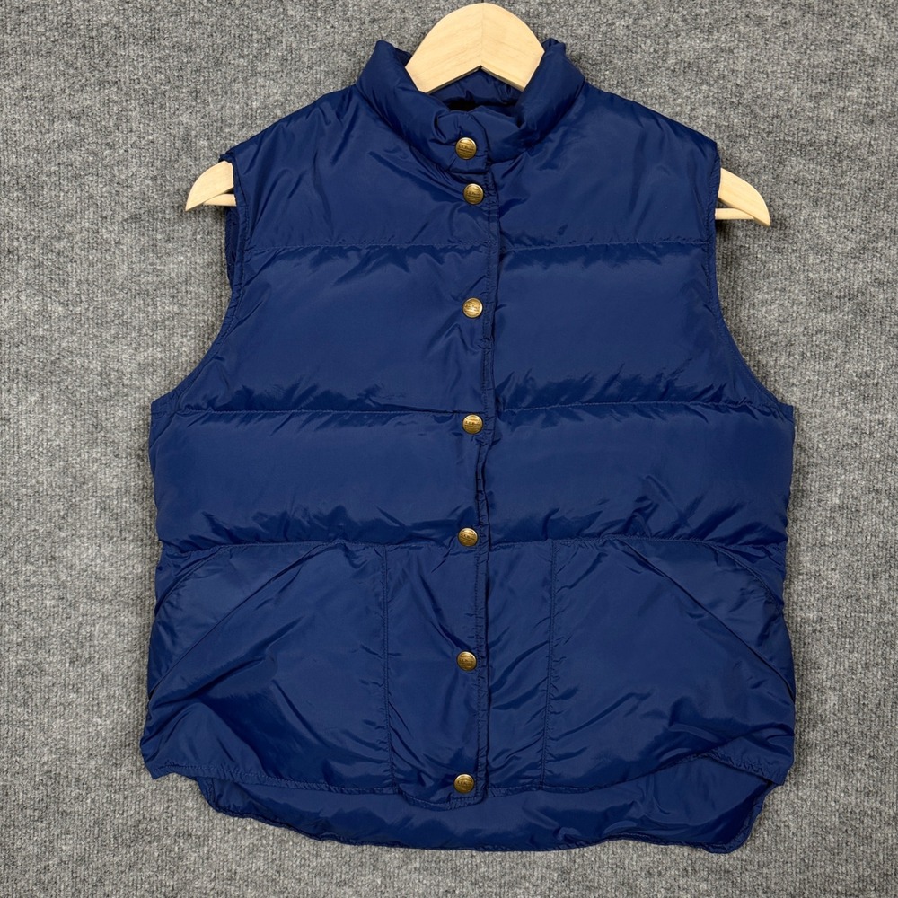Vintage Women’s L.L. Bean Blue Puffer Vest Size Medium